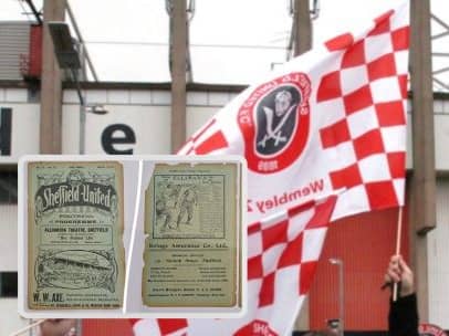 A Sheffield United v Middlesbrough programme has sold at auction for 20,000 times its value. Picture: National World / SWNS