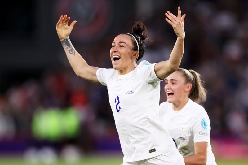 England right-back Lucy Bronze, 31, has marketability score of 83.34.