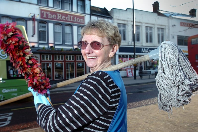Pub cleaner Sheila Nicholson retired in 2013 after working at the Red Lion, Chester-le-Street for 41 years. 
It was the first time in 72 years that a member of her family wasn't working at the pub.