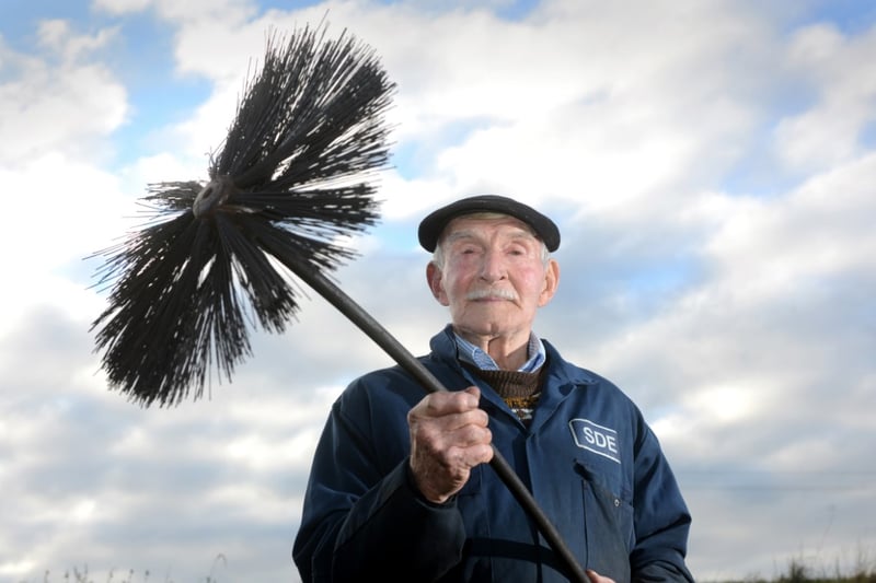 Silksworth man John Bates was a chimney sweep for 65 years before he hung up his brushes in 2014.