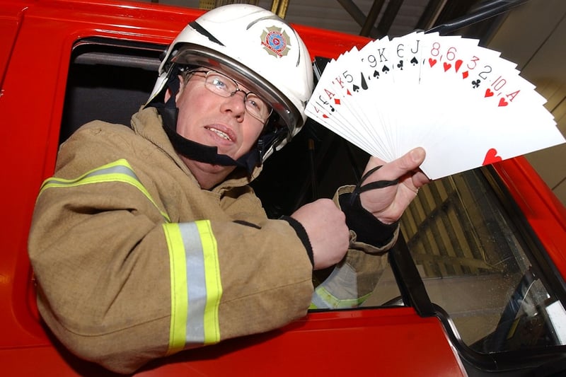Michael Redfern retired as a firefighter in 2006 to become a full-time magician.