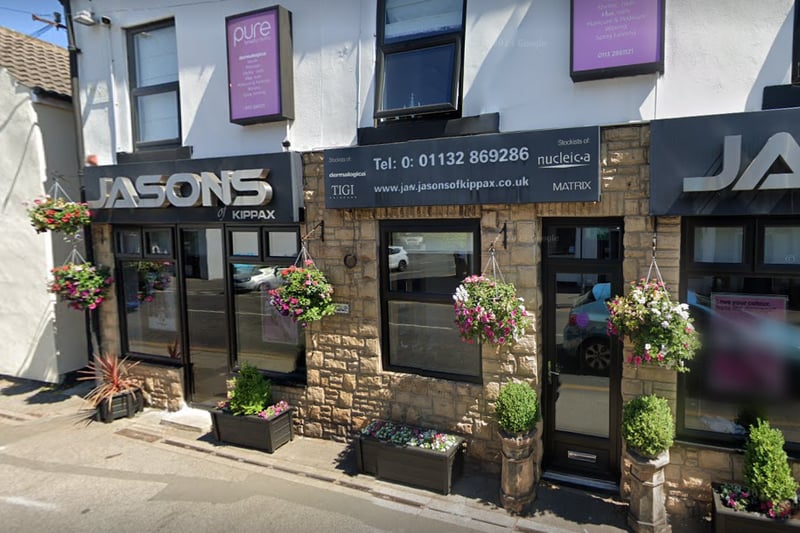 Jason's on Kippax's High Street ranked high due to their "fantastic team of talented hairdressers".