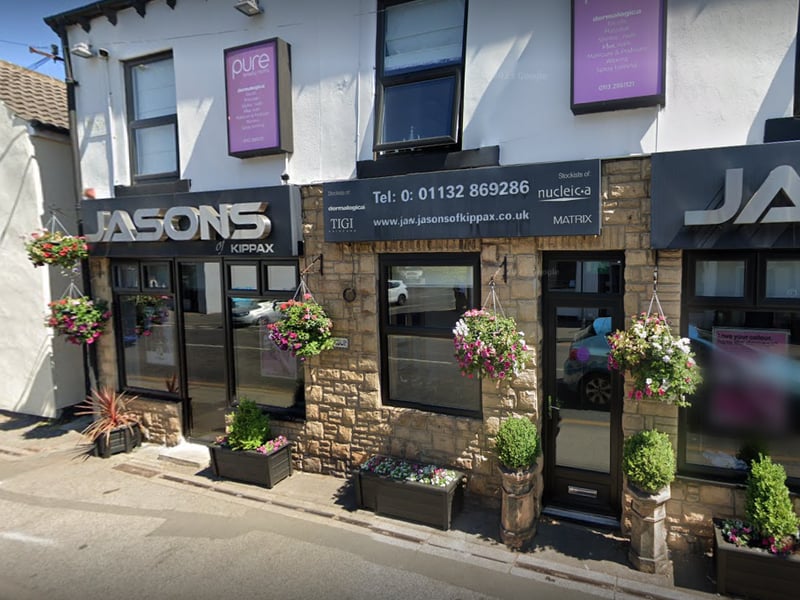 Jason's on Kippax's High Street ranked high due to their "fantastic team of talented hairdressers".