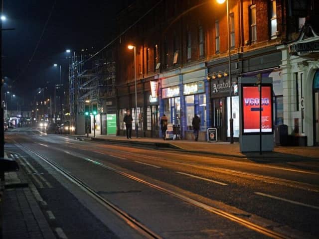 West Street was first closed by police at around 6.50pm tonight (Saturday, March 16, 2024). 
After the road re-opened for a brief period, a spokesperson for Stagecoach Supertram said 'it appears there is now a second incident on the road, which is preventing trams from operating'