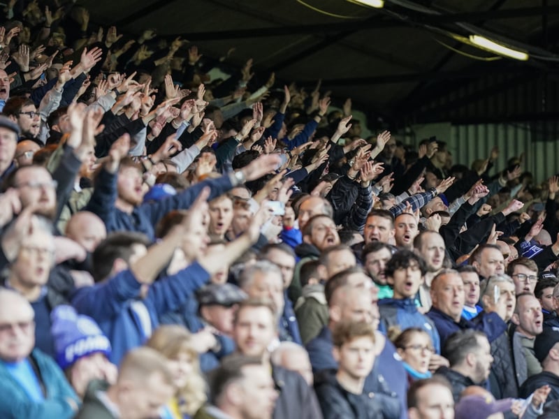 Average away attendance: 1554