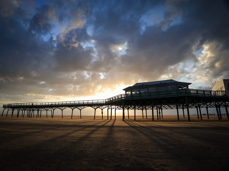 Sunset at St Anne's Pier. Credit: Paul Gray