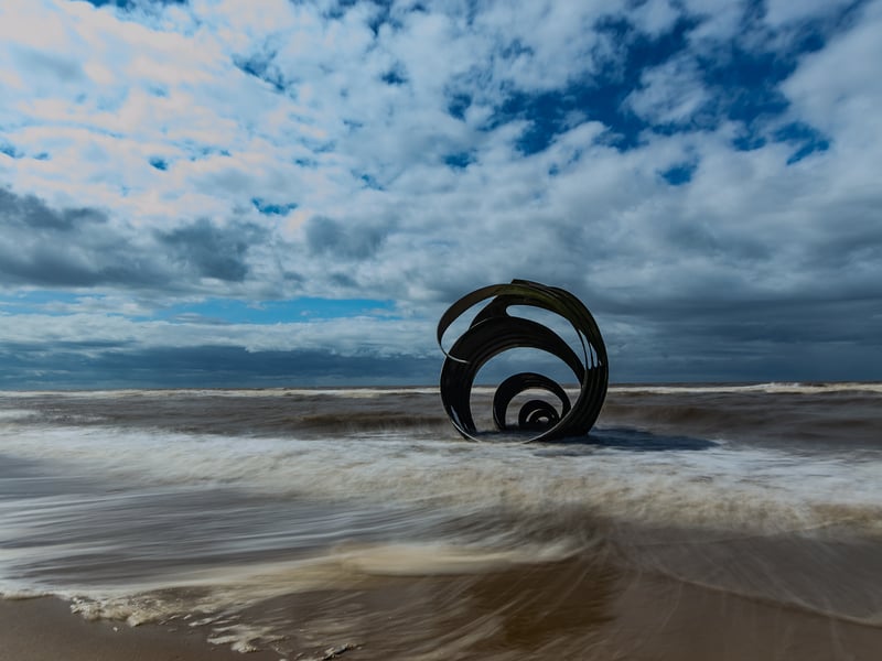 Blackpool Gazette Camera Club member Peter McGuire captured St Mary's shell at Cleveleys