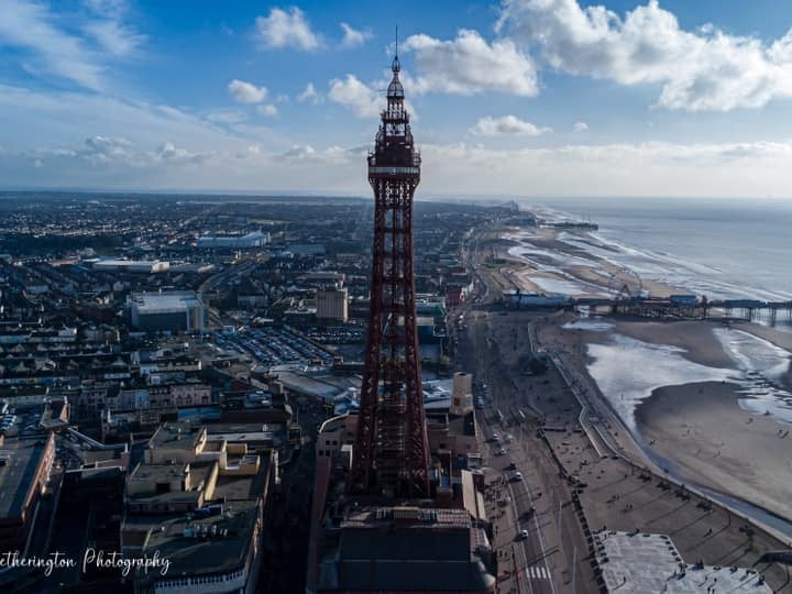This amazing shot of Blackpool from above was captured by Blackpool Gazette Camera Club member Dave Hetherington Photography