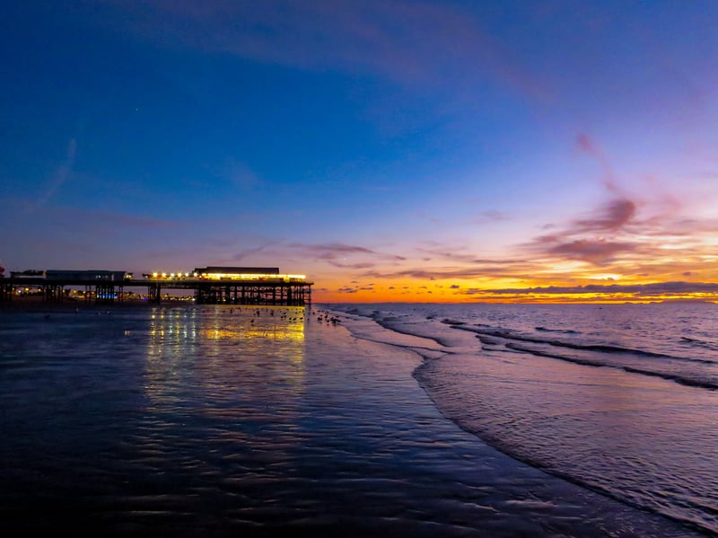 Blackpool Gazette Camera Club member Peter McGuire Captures this amazing shoreline shot of Blackpool