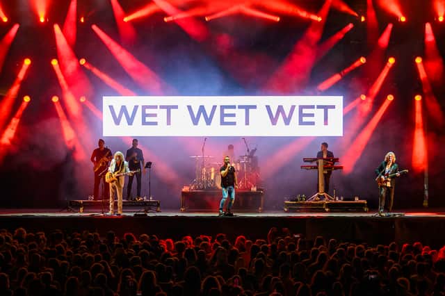 Wet Wet Wet on stage. Picture: Sheffield City Trust