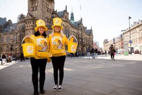 Volunteers will be in Sheffield city centre at the weekend raising money for Marie Curie