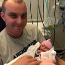 Rotherham dad Ashley Hitchens is taking on the Yorkshire Three Peaks challenge to give back to Rotherham Hospital after the premature birth of his daughter.