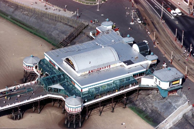 North Pier from the air