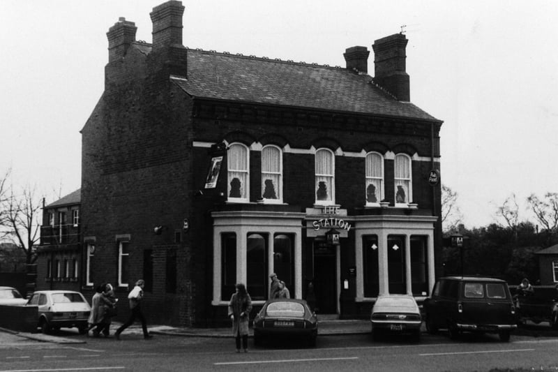 Did you enjoy a drink here back in the day? The Station pub on Station Road pictured in December 1981.