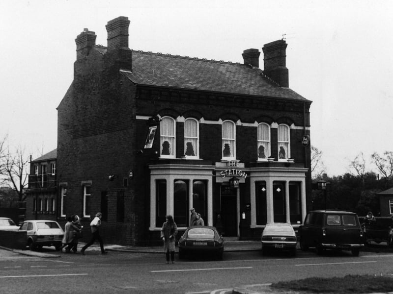 Did you enjoy a drink here back in the day? The Station pub on Station Road pictured in December 1981.