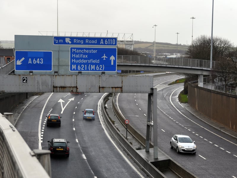 National Highways major improvements to the M621 motorway between junctions 1 and 7 in Leeds is due to be completed in 2025.