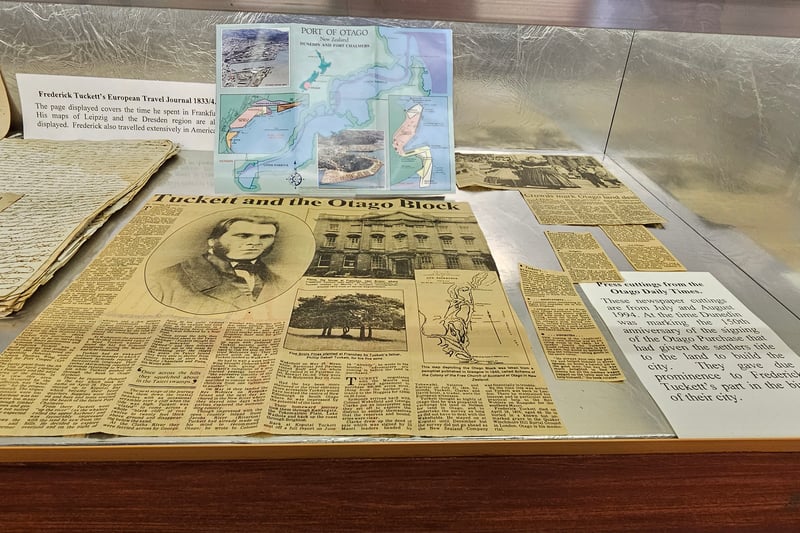 Press cuttings from the Otago Daily Times from July and August 1994, when Dunedin was marking the 150th anniversary of the signing of the Otago Purchase that had given the settlers title to the land to build the city.