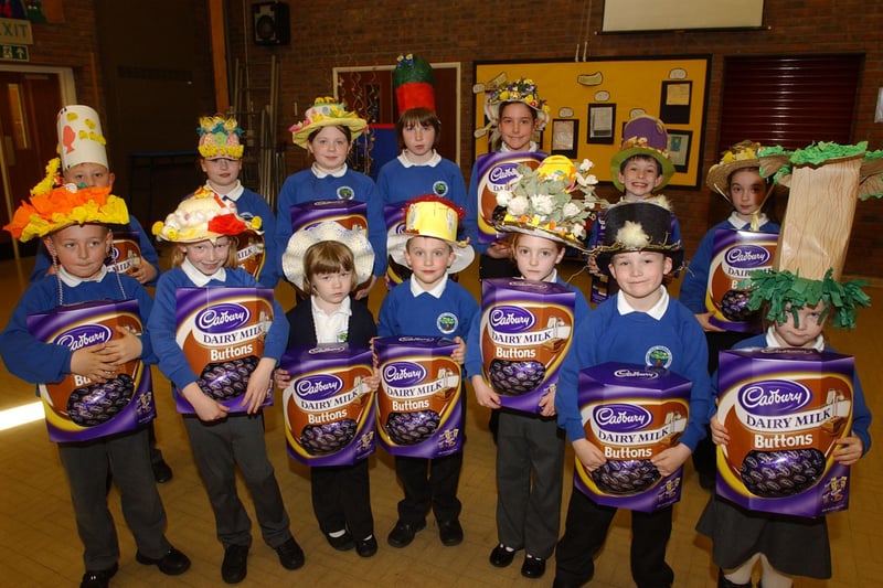 Look at the fantastic prizes these children won in the Holley Park Primary School Easter competition in 2006.
