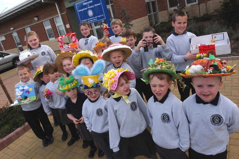 Bonnets and Easter displays of the finest order from these Grangetown Primary School pupils.