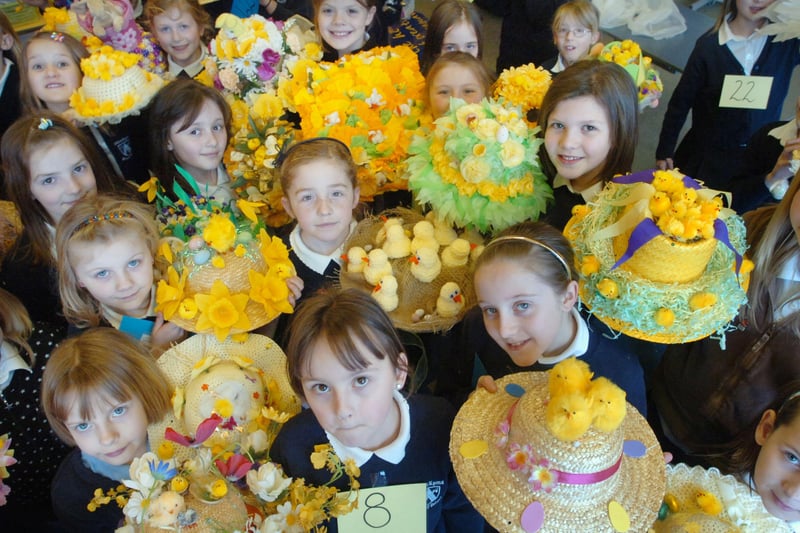 It's a splash of wonderful colour at Hetton Lyons Primary School in this scene from 2008.