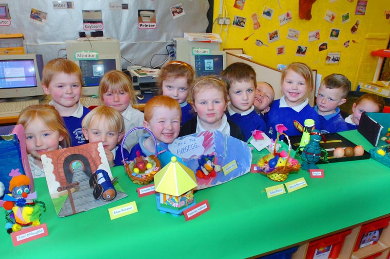 What a talented bunch of egg decorators there were at Southwick Primary School in 2008.