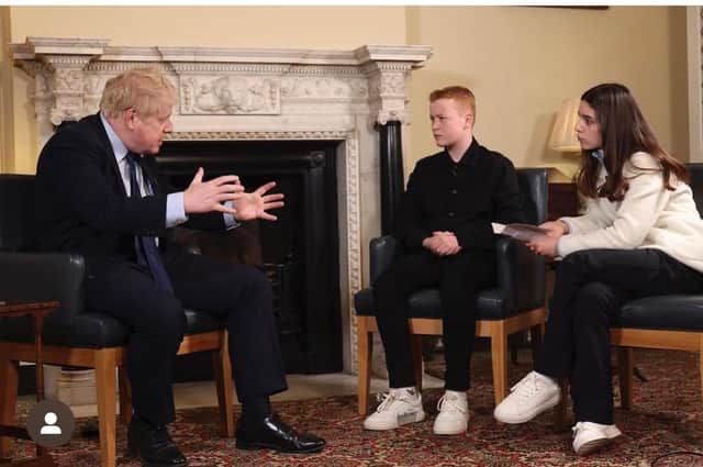 One of the politicians Scarlett has interviewed with FYI is the former Prime Minister Boris Johnson.