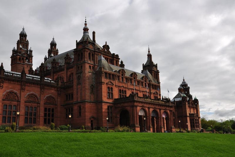 The most popular attraction outside Scotland's capital city os Glasgow's Kelvingrove Art Gallery and Museum, situated in the city's leafy West End. Fourth in Scotland and 25th in Britain, it had a 32 per cent increase in visitors to 1,283,882.