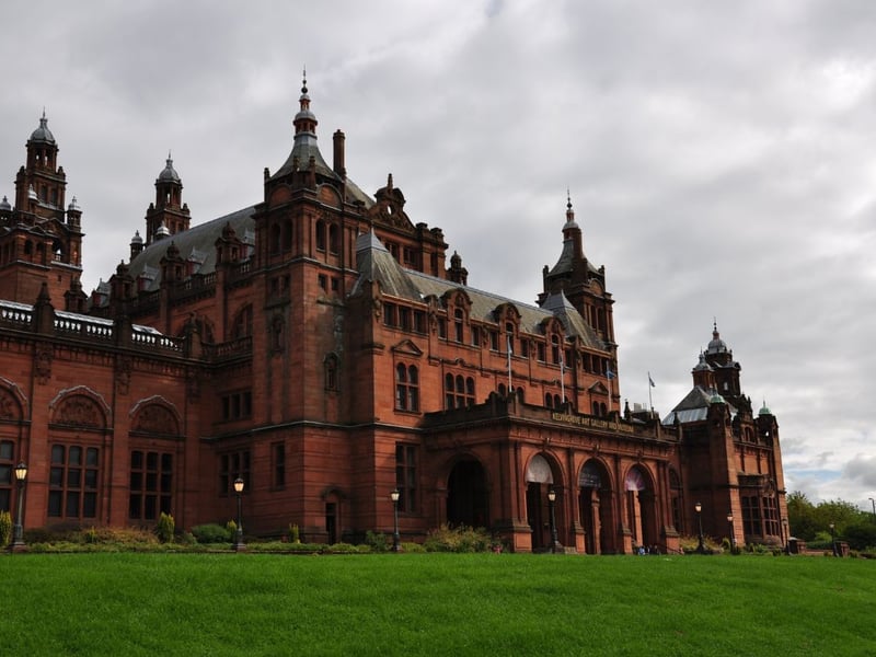 The most popular attraction outside Scotland's capital city os Glasgow's Kelvingrove Art Gallery and Museum, situated in the city's leafy West End. Fourth in Scotland and 25th in Britain, it had a 32 per cent increase in visitors to 1,283,882.