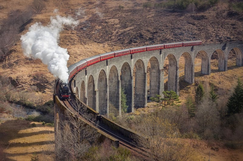 Occupying a stunning spot on the banks of Loch Shiel, the Glenfinnan Monument is also close to the Glenfinnan Viaduct of Harry Potter fame. This helped it attract 540,853	visitors in 2023 - up 36 per cent from 2022.