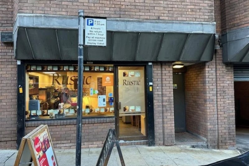 The Rustic sandwich bar on Livery Street is also up for sale. It's currently on the market for £30,000