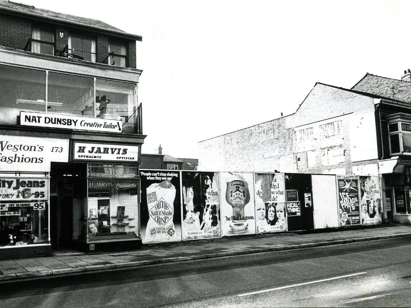 The south side of Church Street opposite Stanley Buildings Blackpool in 1976