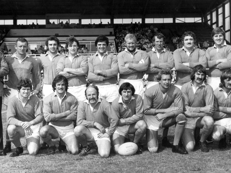 The Blackpool team who set off on the 1976 season that was to end at Wembley