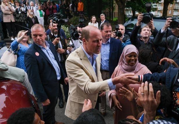 Prince William visited the Steel City today