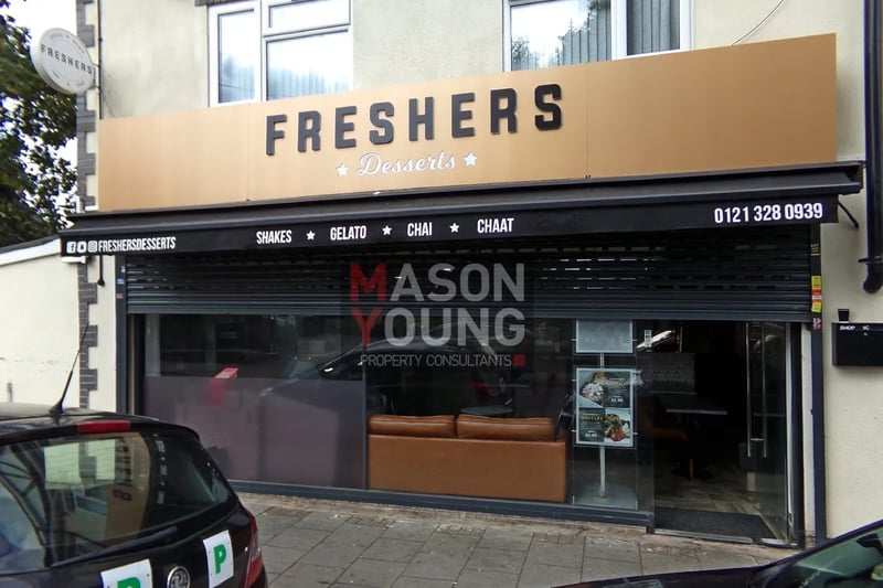 This former deserts business is also on the market. The property is situated on Ellesmere Road, close to its junction with Alum Rock Road, which benefits from a mix of local retailers and commercial outlets, with national operators. It's on the market for £15,000