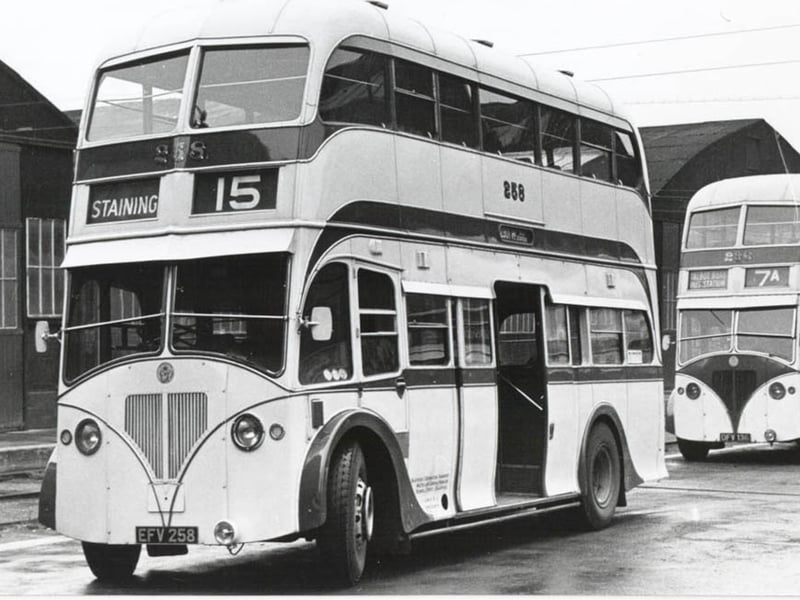 The number 15 service to Staining