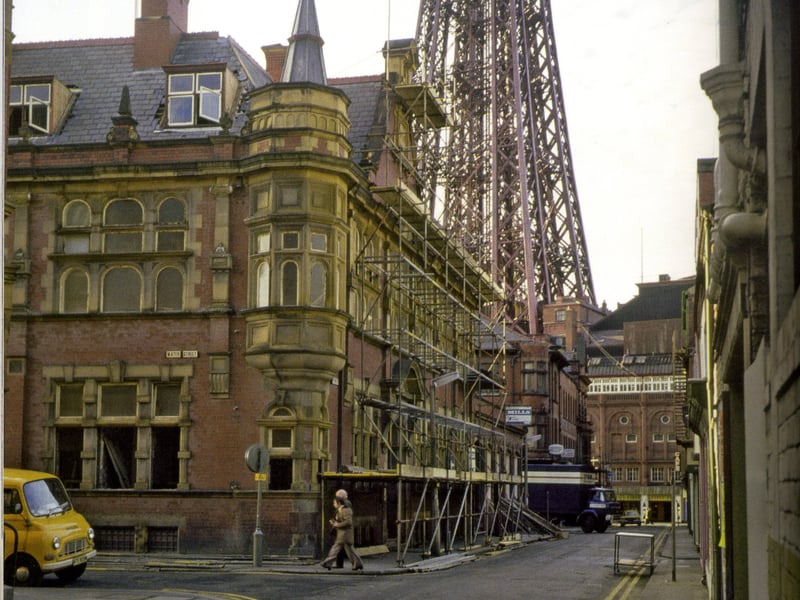 The Fylde Water Board, on Sefton Street which occupied this site until it's demolition in 1975 to make way for the Houndshill Shopping Centre.
Historical Blackpool from 'Blackpool Through Time by Allan Wood and Ted Lightbown.'