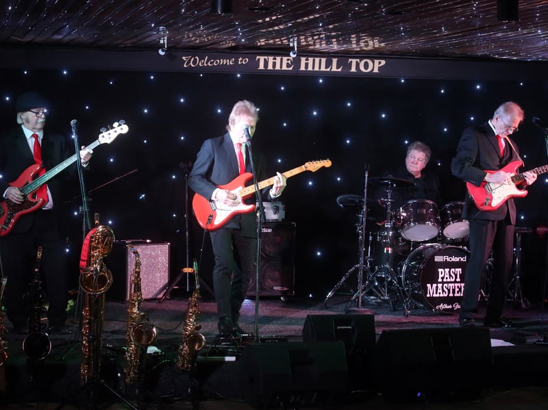 The Past Masters perform at an event held to remember Chesterfield’s Aquarius nightclub and celebrate the unveiling of a new title about the venue.