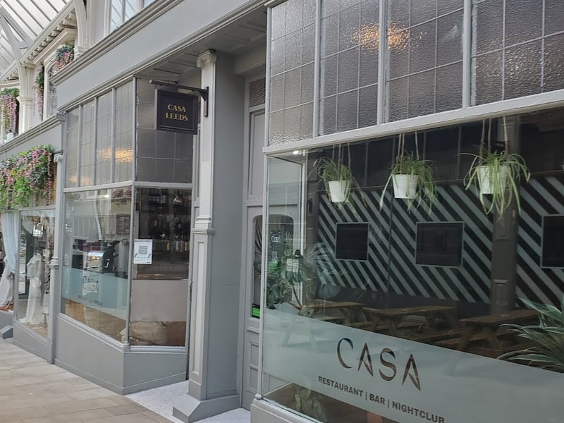 Casa Leeds, located in the Grand Arcade, has a rating of 4.5 stars from 470 Google review. A customer at Casa said: "Great restaurant.  The atmosphere is relaxed and homely - staff so friendly it's like visiting people you know. The food is delicious too. Will definitely be returning."