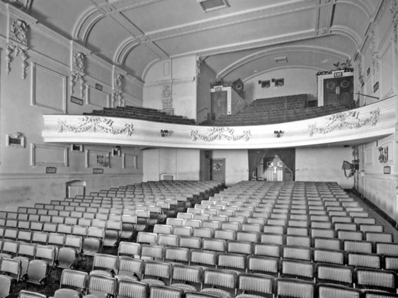 Inside the Electra Palace, on Fitzalan Square, Sheffield, which opened in 1911. Subsequent names included the Capital and Provincial News Theatre, and the Classic Cinema, before it closed in November 1982