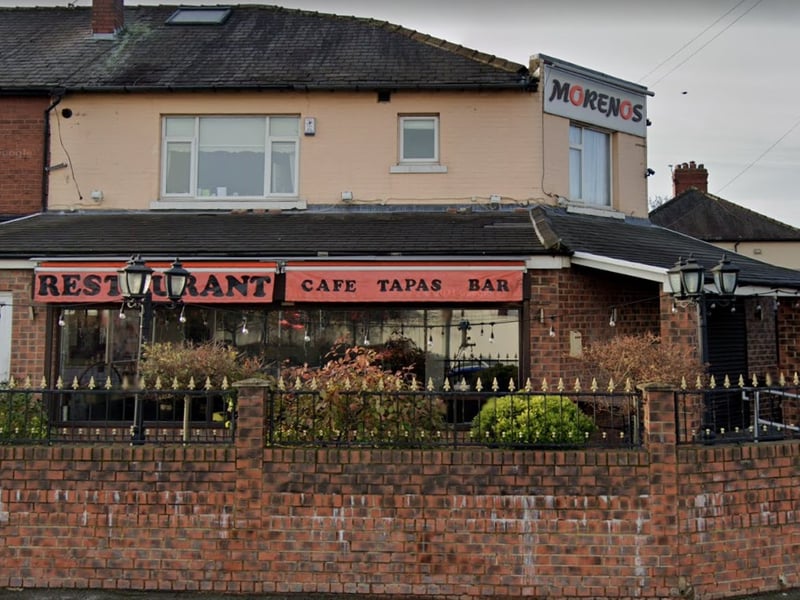Moreno's Restaurant & Tapas Bar, located on Temple Newsam Road, has a rating of 4.7 stars from 159 Google reviews. A customer at Moreno's said: "Visited mid-week, restaurant was very quiet, and ordered a selection of various tapas. Food was beautifully presented and delicious. Staff were friendly, helpful and knowledgeable. Will definitely return."