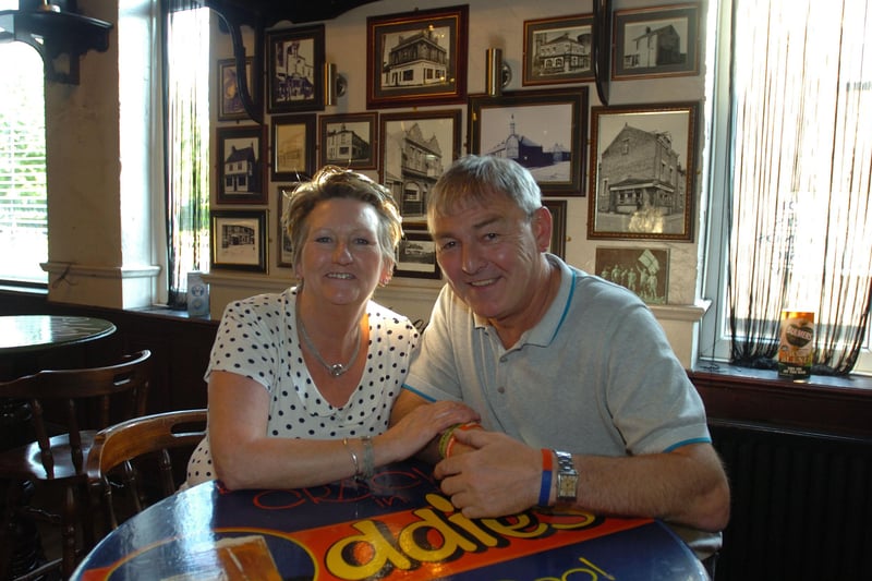 John and Pat Royal who retired as landlords of Oddies in 2011 after 21 years behind the pumps.