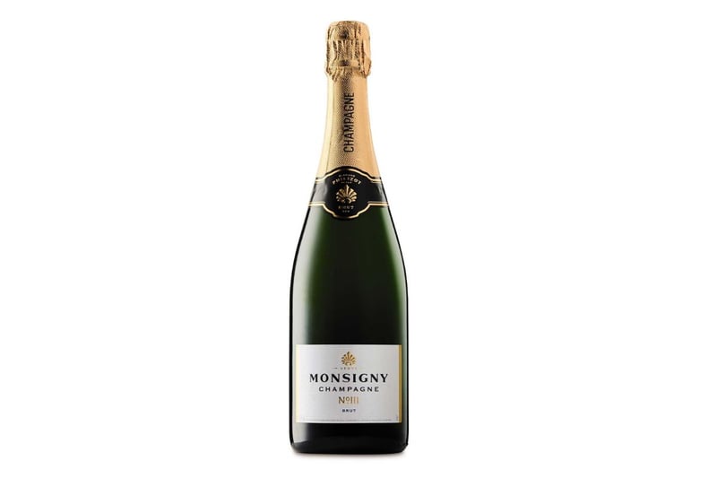 There's also £1 off Aldi's flagship Veuve Monsigny Champagne Brut - making it £15.49 a bottle. "Made by Philizot et Fils in the Marne Valley, it shows lovely baked apple, brioche and peach flavours, with decent acidity and creamy weight."