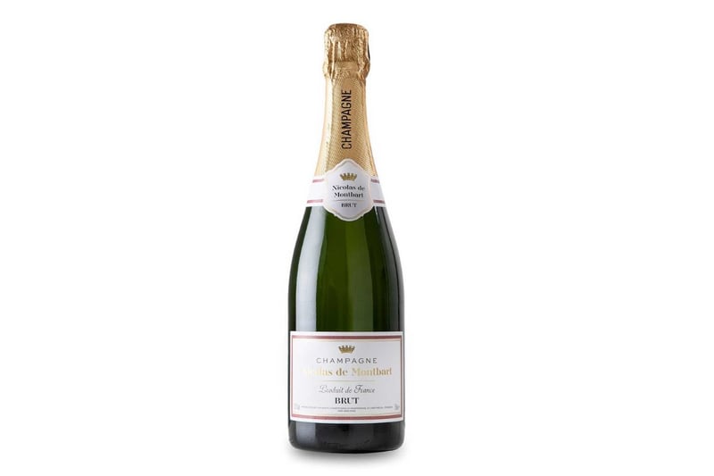 Aldi have £1 off Nicolas De Montbart Champagne Bru at the moment - bringing the price down to just £12.99 a bottle. "Deliciously Lemon Fresh Aperitif Style Champagne."