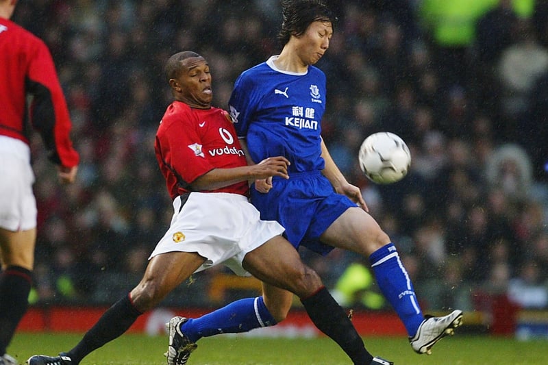 Signed in a deal that looked to be a clear marketing ploy, Li was signed on loan by Everton in 2002, coinciding with the side announcing their new sponsorship deal with Chinese beer company, Chang. He played a handful of games before heading back to China on loan. 
