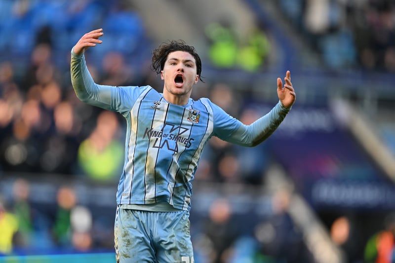 One to keep a close eye on. The Coventry City man has reportedly impressed scouts from both sides of the Glasgow divide, with Rangers 'monitoring' his situation. The 25-year-old has nine goals and four assists in all competitions after returning from a lengthy period out injured.