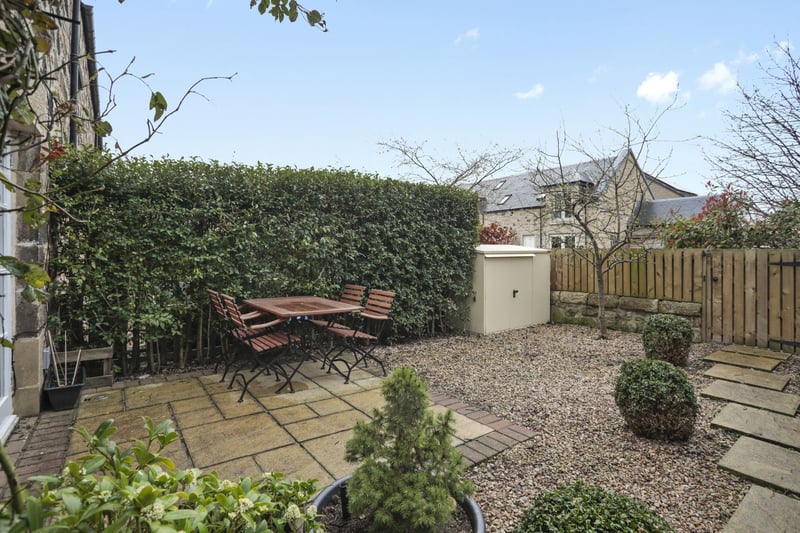 There is an area of enclosed private garden ground which enjoys a flood of natural light and a good measure of privacy and seclusion, with private residents car parking adjacent.
