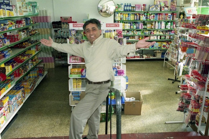 Bollywood star Chain Singh Gill of Farrringdon starred in more than 200 film and TV roles before settling down to run his Sunderland shop, pictured here in 1999.