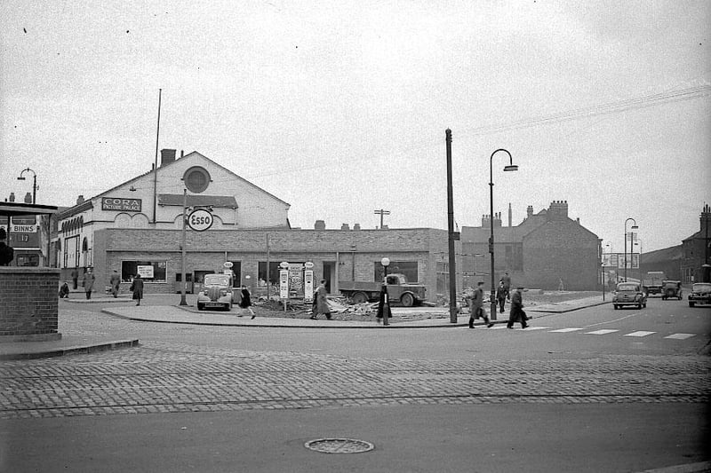 Cora Picture Palace on the Wheatsheaf corner, as seen in this Echo archive photo from 1955.