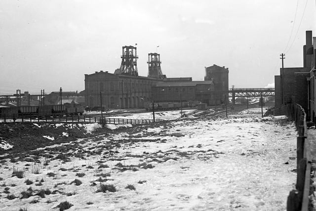 Blackhall Colliery pictured in February 1947