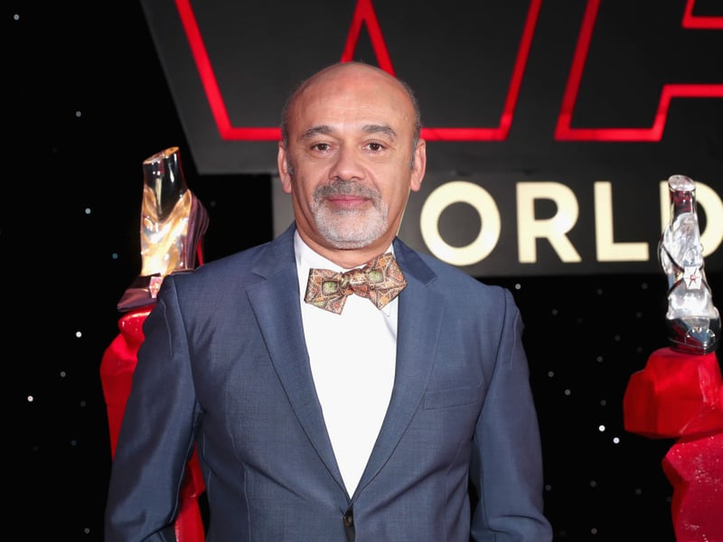 Shoe designer Christian Louboutin is known for his trademark red-soled shoes but has also diversified into everything from handbags to makeup. It's earned him an estimated $1.6 billion.